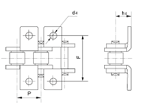 Attachment of Short Pitch Roller Chain